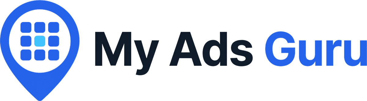 My Ads Guru — Primary logo lockup