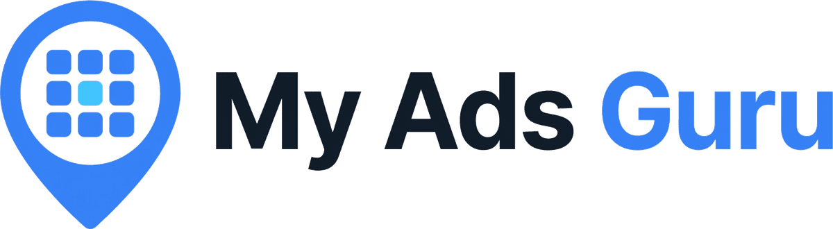My Ads Guru — Primary logo lockup